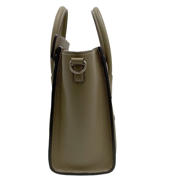 Celine Luggage Drummed Calfskin Shoulder Bag Suri Beige - Picture 4 of 9